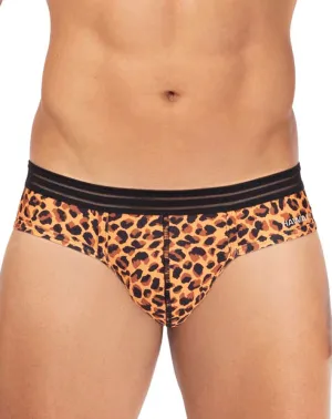 Clothing_Hawai_Mens Underwear Hawai 42345 Microfiber Thongs Animal Print