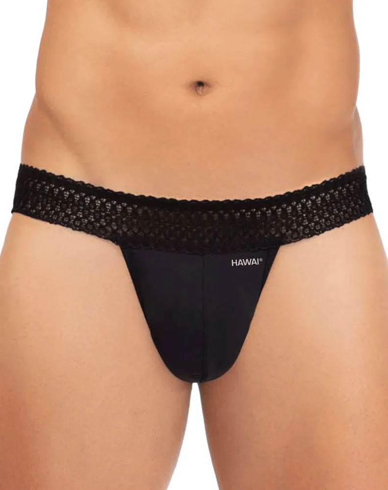 Clothing_Hawai_Mens Underwear Hawai 42347 Microfiber Thongs Black