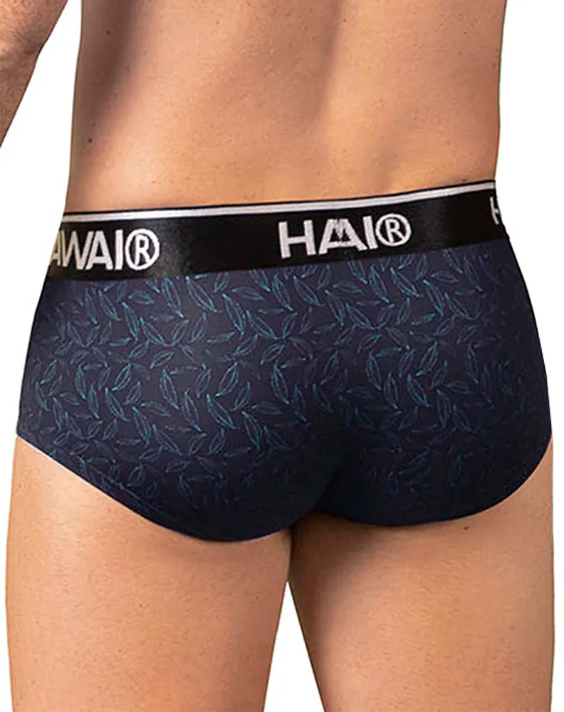 Clothing_Hawai_Mens Underwear Hawai 42380 Printed Briefs Black