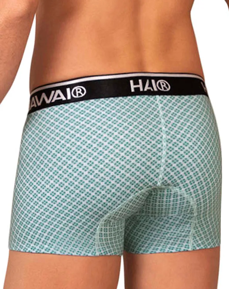 Clothing_Hawai_Mens Underwear Hawai 42421 Printed Trunks Green