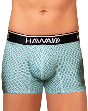 Clothing_Hawai_Mens Underwear Hawai 42421 Printed Trunks Green