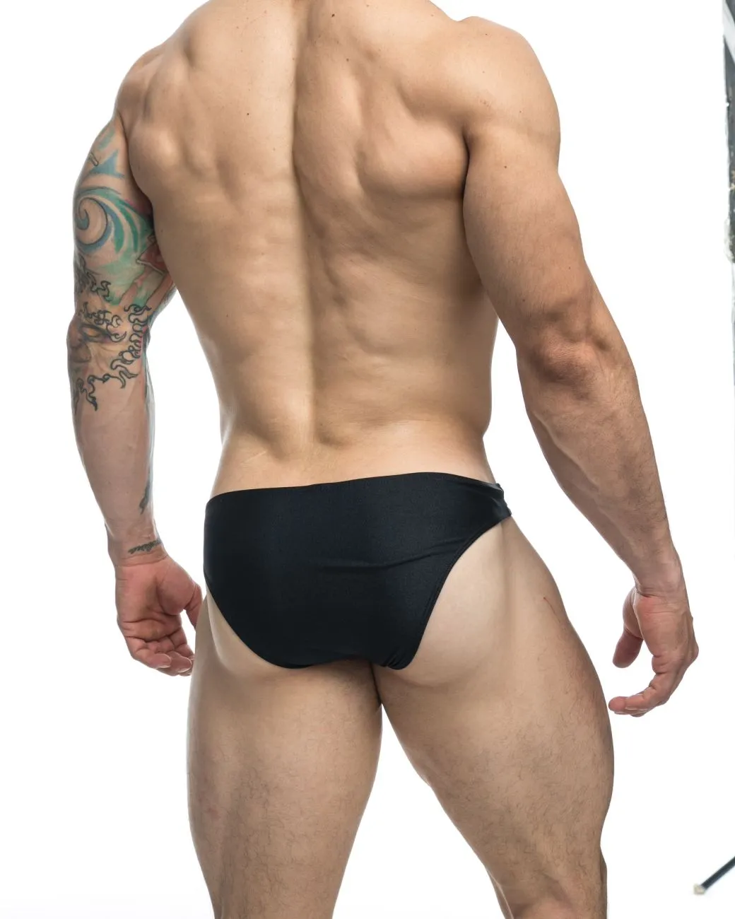 Clothing_Justin   Simon_Mens Underwear JUSTIN SIMON XSJ01 Classic Bikini Color Black