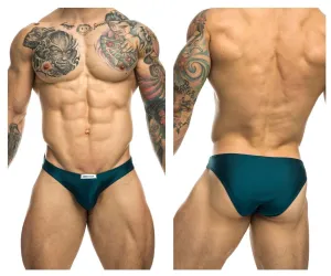 Clothing_Justin   Simon_Mens Underwear JUSTIN SIMON XSJ01 Classic Bikini Color Opal Green
