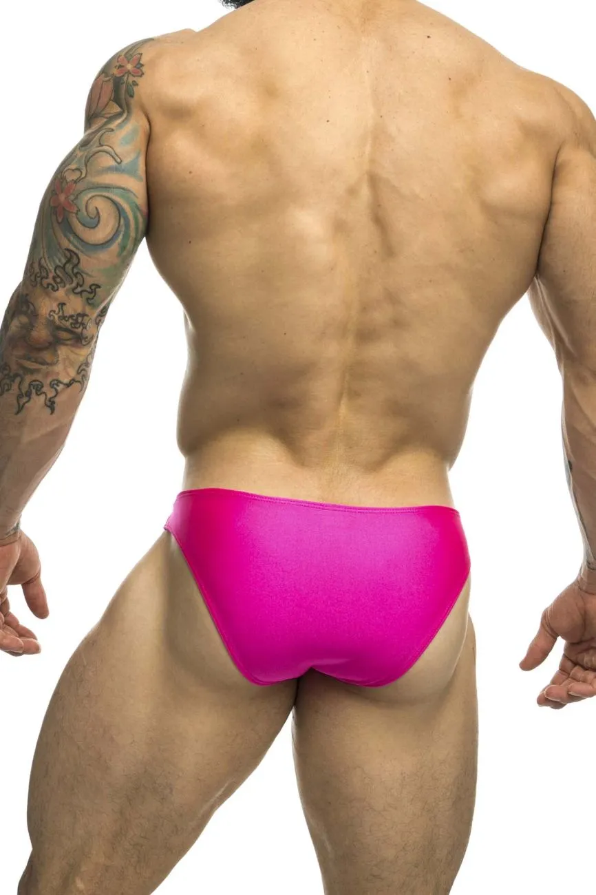 Clothing_Justin   Simon_Mens Underwear JUSTIN SIMON XSJ01 Classic Bikini Color Pink