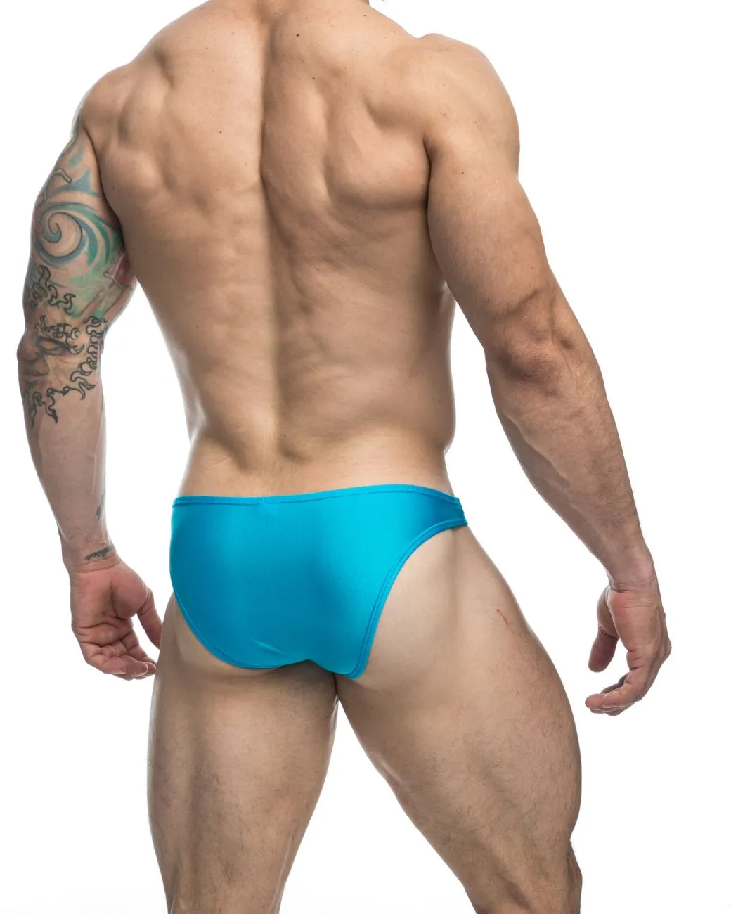 Clothing_Justin   Simon_Mens Underwear JUSTIN SIMON XSJ01 Classic Bikini Color Turquoise
