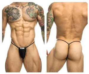 Clothing_Justin   Simon_Mens Underwear JUSTIN SIMON XSJ02 Classic G-String Bulge Color Black