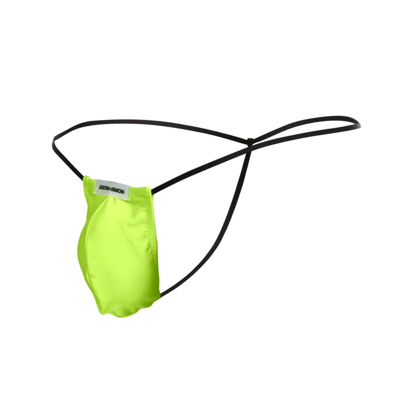 Clothing_Justin   Simon_Mens Underwear JUSTIN SIMON XSJ02 Classic G-String Bulge Color Neon Green