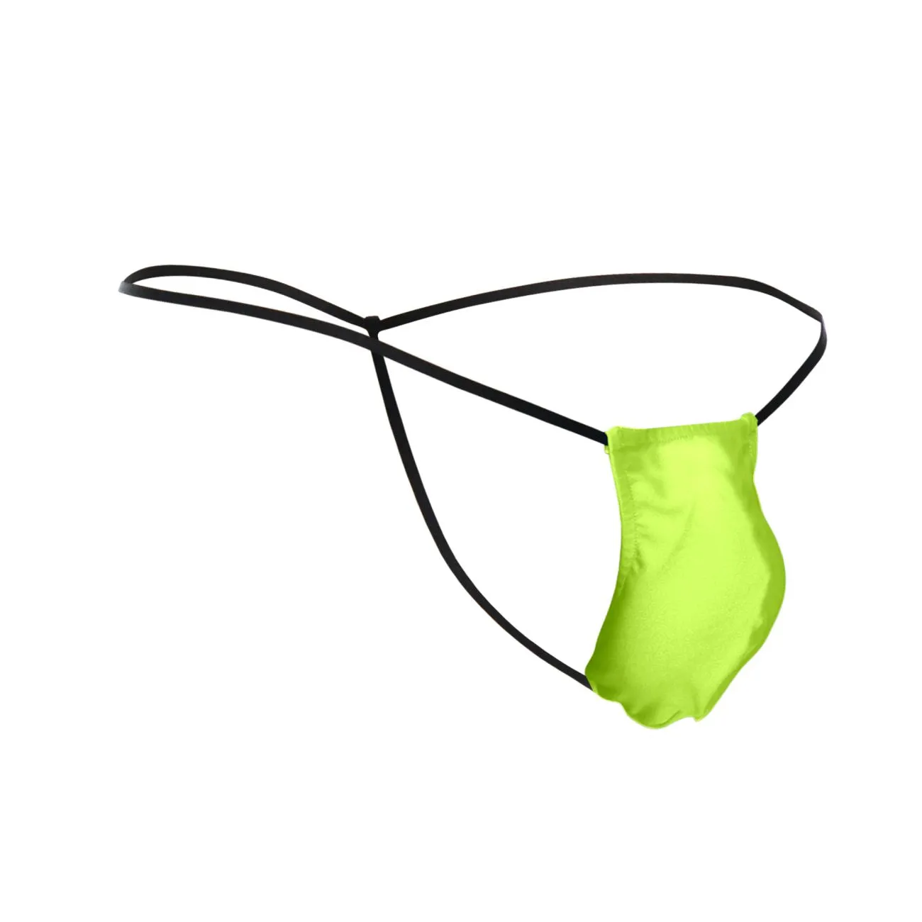 Clothing_Justin   Simon_Mens Underwear JUSTIN SIMON XSJ02 Classic G-String Bulge Color Neon Green