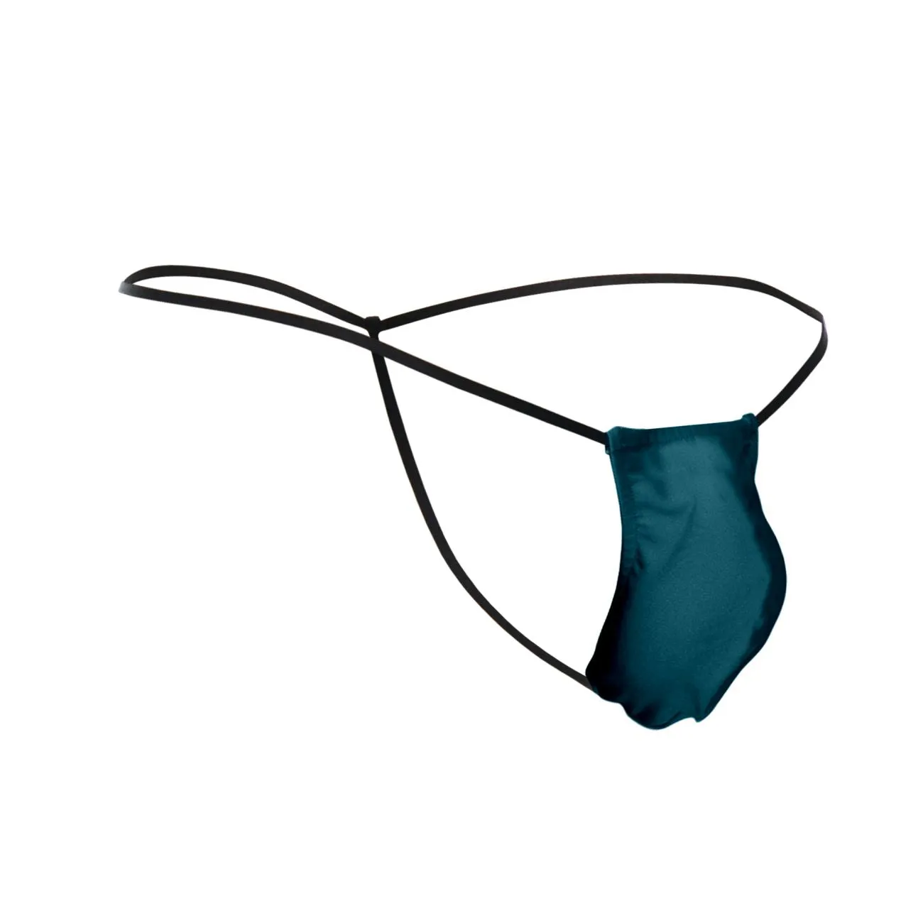 Clothing_Justin   Simon_Mens Underwear JUSTIN SIMON XSJ02 Classic G-String Bulge Color Opal Green