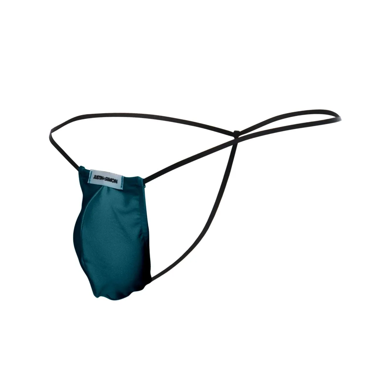 Clothing_Justin   Simon_Mens Underwear JUSTIN SIMON XSJ02 Classic G-String Bulge Color Opal Green