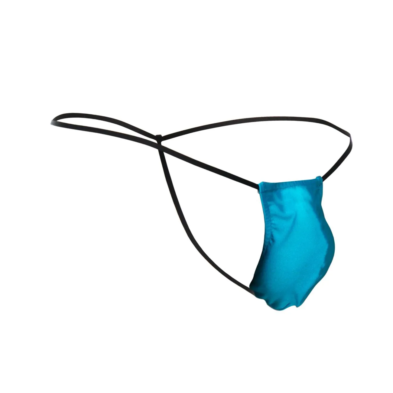 Clothing_Justin   Simon_Mens Underwear JUSTIN SIMON XSJ02 Classic G-String Bulge Color Turquoise