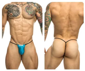 Clothing_Justin   Simon_Mens Underwear JUSTIN SIMON XSJ02 Classic G-String Bulge Color Turquoise
