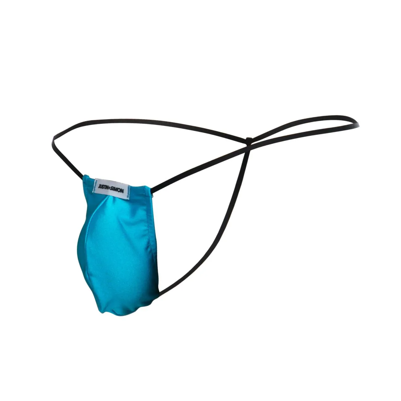 Clothing_Justin   Simon_Mens Underwear JUSTIN SIMON XSJ02 Classic G-String Bulge Color Turquoise