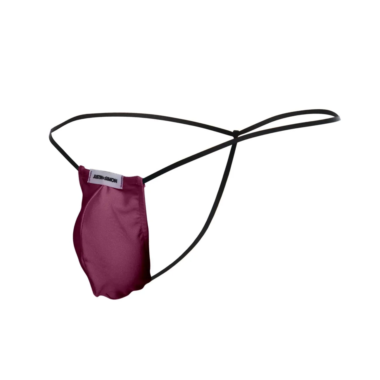 Clothing_Justin   Simon_Mens Underwear JUSTIN SIMON XSJ02 Classic G-String Bulge Color Wine