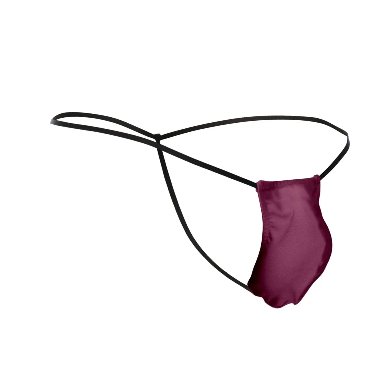 Clothing_Justin   Simon_Mens Underwear JUSTIN SIMON XSJ02 Classic G-String Bulge Color Wine