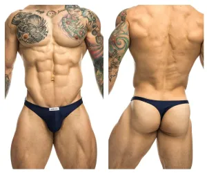 Clothing_Justin   Simon_Mens Underwear JUSTIN SIMON XSJ03 Classic Thongs Color Navy