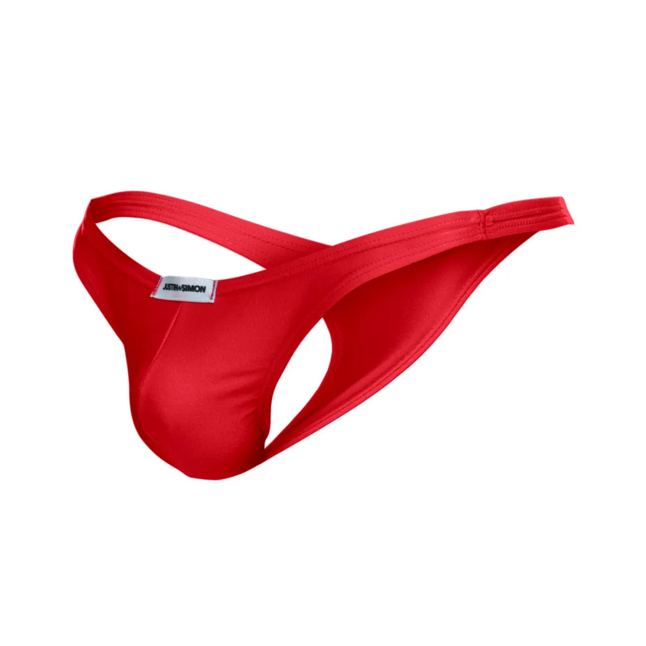 Clothing_Justin   Simon_Mens Underwear JUSTIN SIMON XSJ03 Classic Thongs Color Red