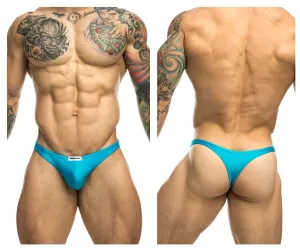 Clothing_Justin   Simon_Mens Underwear JUSTIN SIMON XSJ03 Classic Thongs Color Turquoise