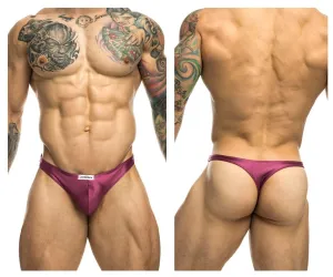 Clothing_Justin   Simon_Mens Underwear JUSTIN SIMON XSJ03 Classic Thongs Color Wine