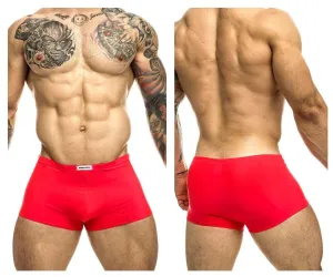 Clothing_Justin   Simon_Mens Underwear JUSTIN SIMON XSJ08 Classic Trunks Color Coral
