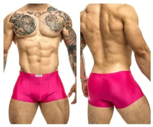 Clothing_Justin   Simon_Mens Underwear JUSTIN SIMON XSJ08 Classic Trunks Color Hot Pink
