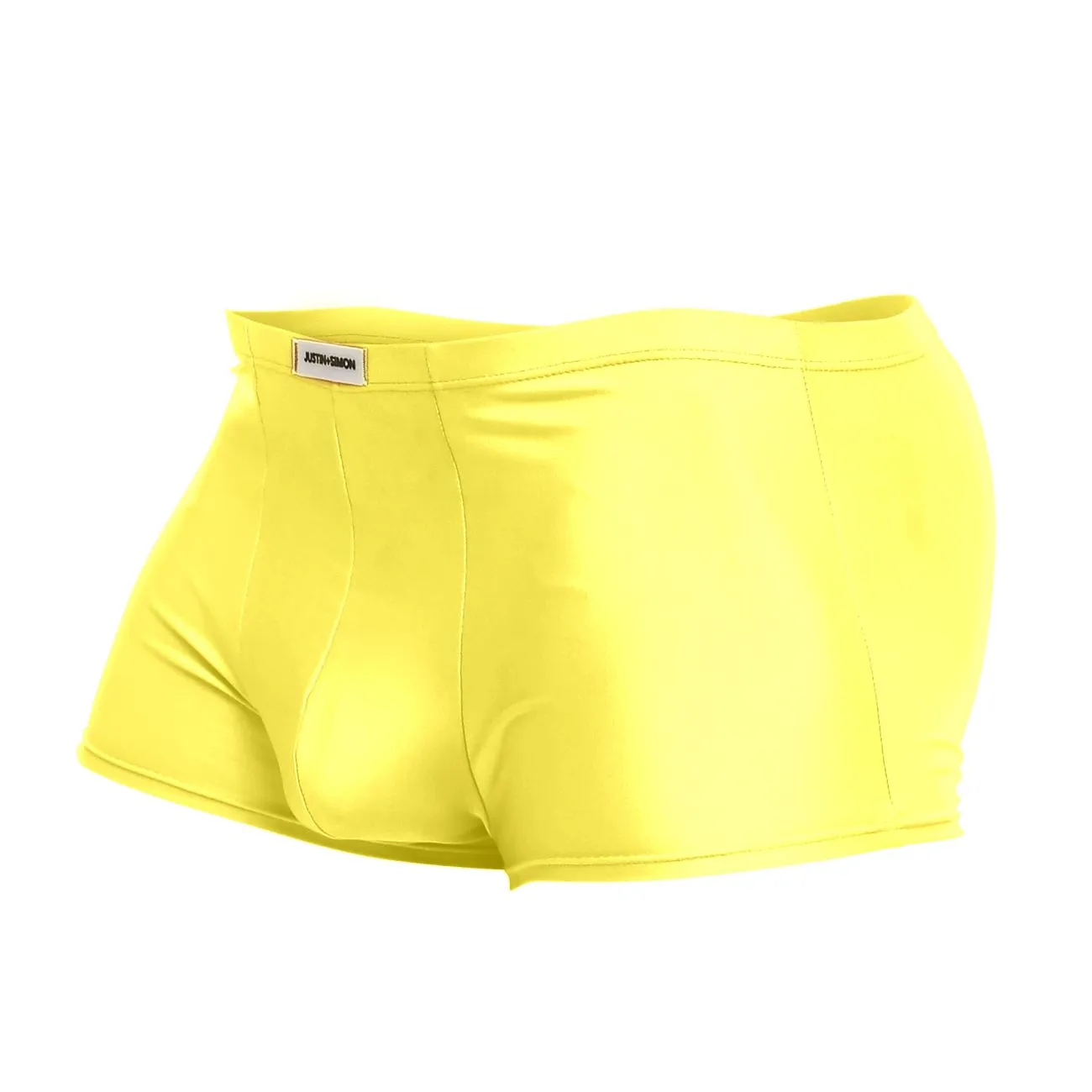 Clothing_Justin   Simon_Mens Underwear JUSTIN SIMON XSJ08 Classic Trunks Color Yellow