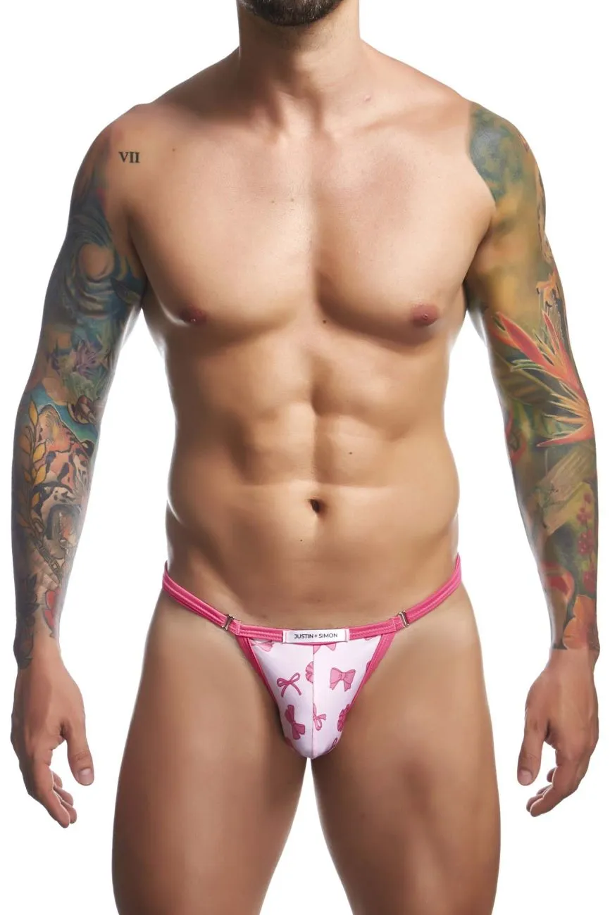 Clothing_Justin   Simon_Mens Underwear JUSTIN SIMON XSJ12 Bikini Color Coquette