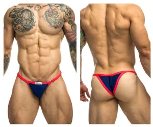 Clothing_Justin   Simon_Mens Underwear JUSTIN SIMON XSJ12 Bikini One Color Royal Blue