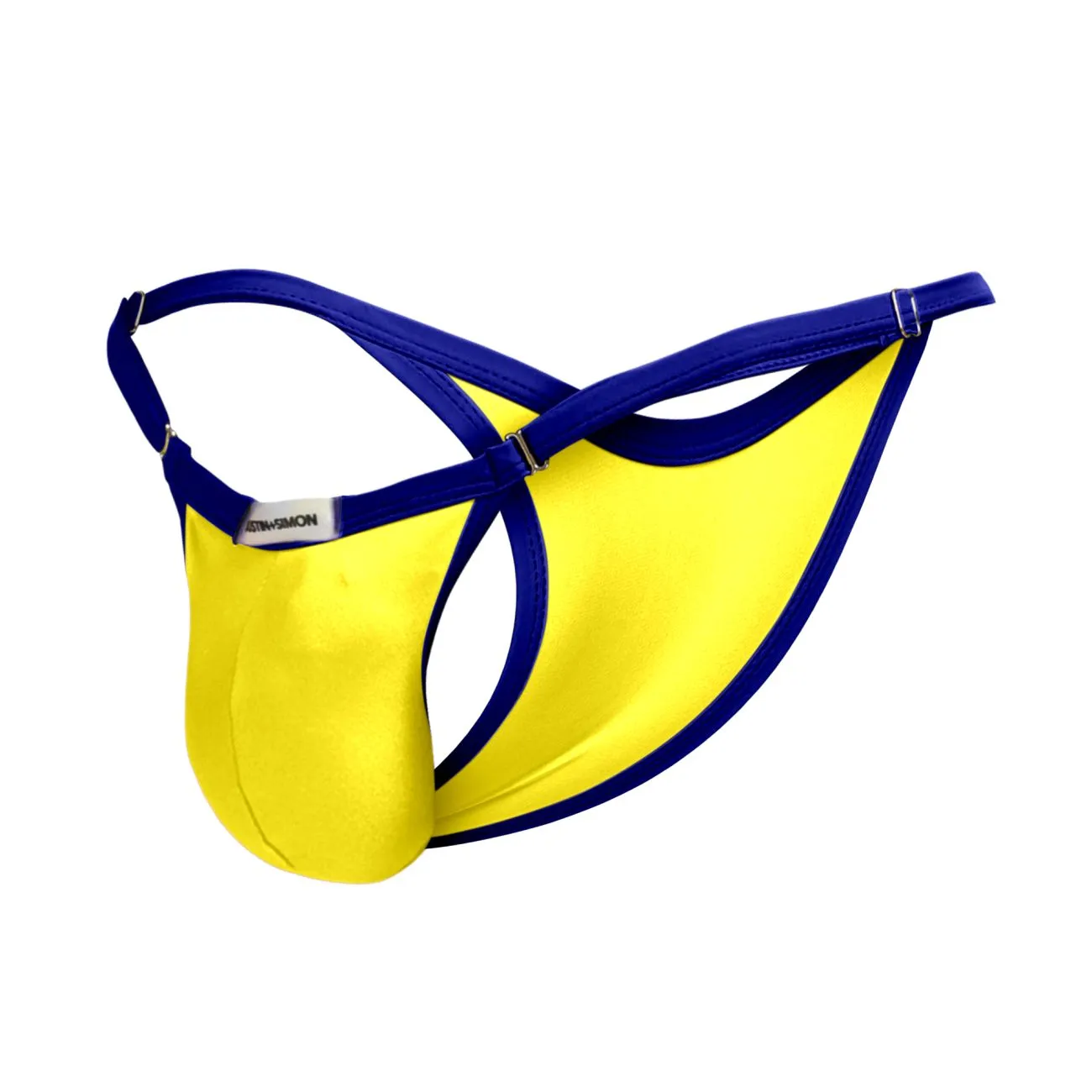 Clothing_Justin   Simon_Mens Underwear JUSTIN SIMON XSJ12 Bikini One Color Yellow
