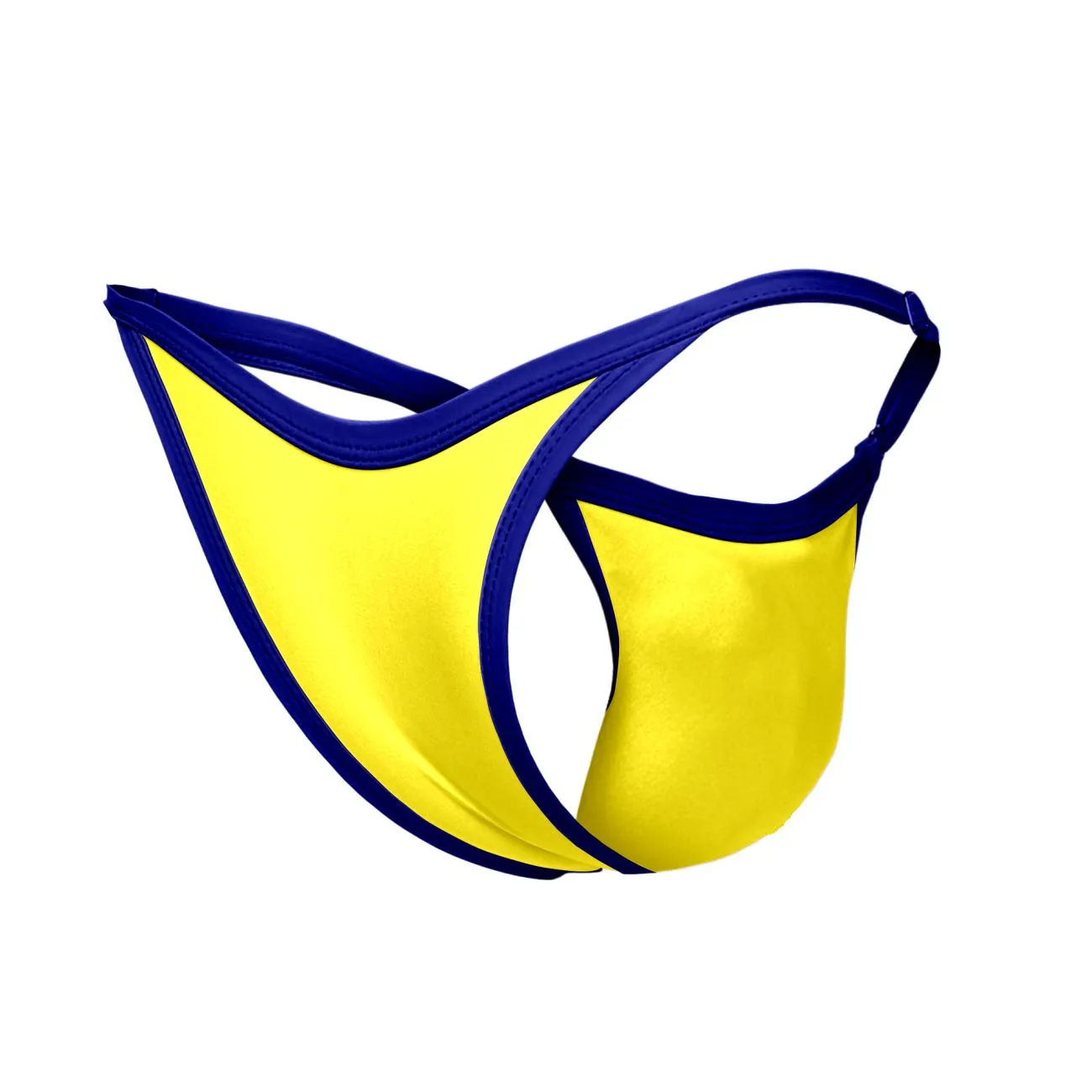 Clothing_Justin   Simon_Mens Underwear JUSTIN SIMON XSJ12 Bikini One Color Yellow