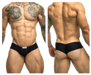 Clothing_Justin   Simon_Mens Underwear JUSTIN SIMON XSJ22 Cheek Briefs Color Black