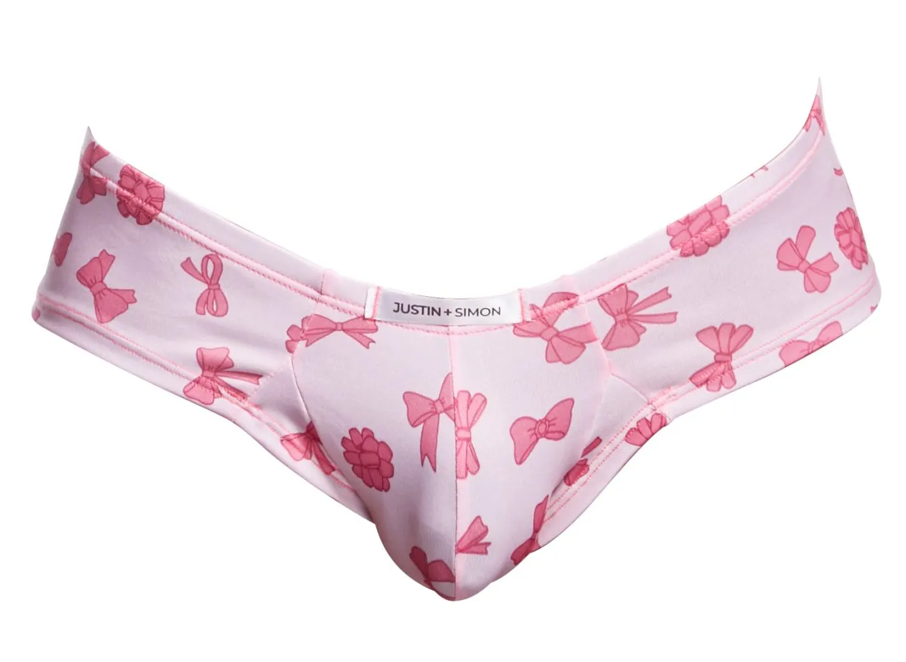 Clothing_Justin   Simon_Mens Underwear JUSTIN SIMON XSJ22 Cheek Briefs Color Coquette