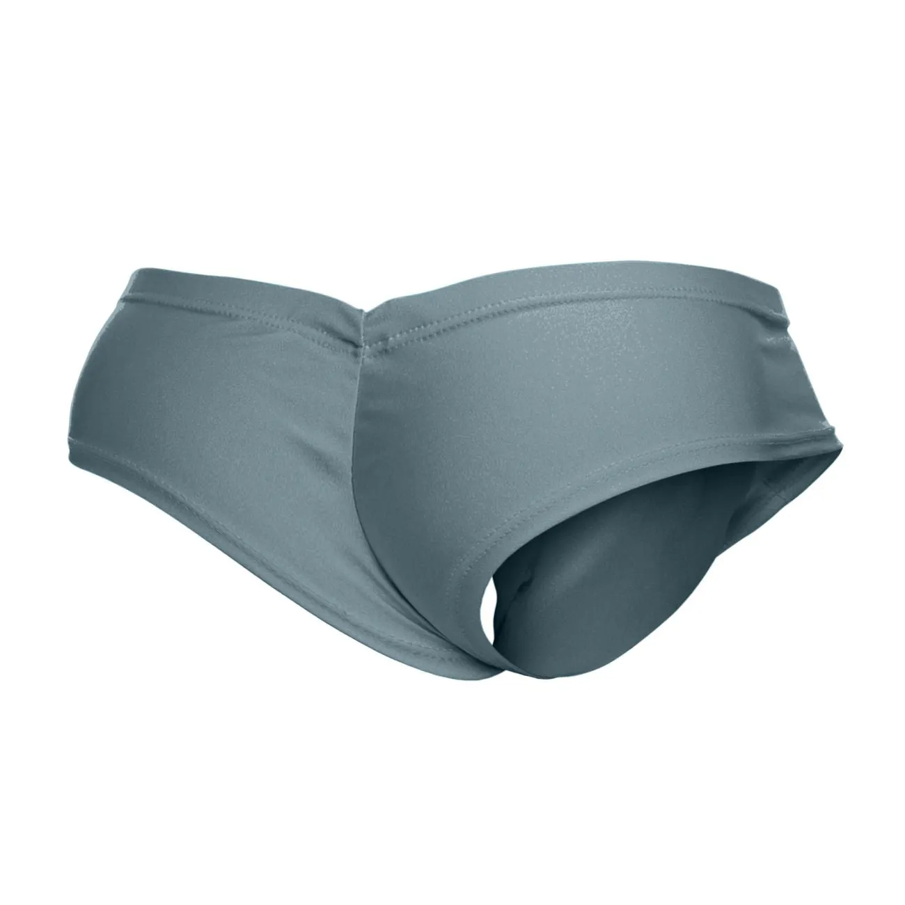 Clothing_Justin   Simon_Mens Underwear JUSTIN SIMON XSJ22 Cheek Briefs Color Metal Green