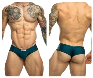 Clothing_Justin   Simon_Mens Underwear JUSTIN SIMON XSJ22 Cheek Briefs Color Opal Green