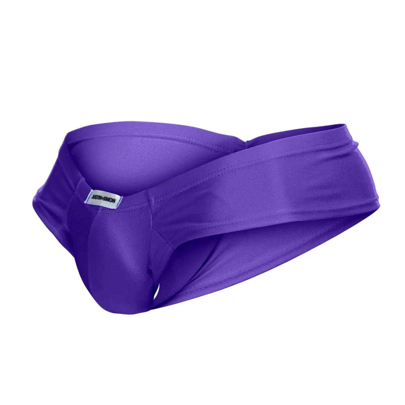 Clothing_Justin   Simon_Mens Underwear JUSTIN SIMON XSJ22 Cheek Briefs Color Purple