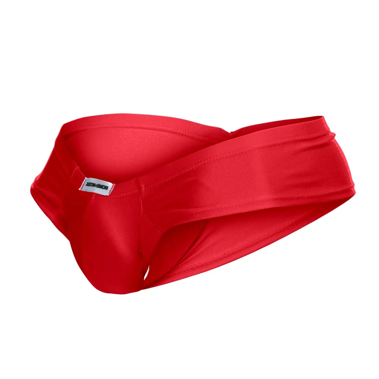 Clothing_Justin   Simon_Mens Underwear JUSTIN SIMON XSJ22 Cheek Briefs Color Red