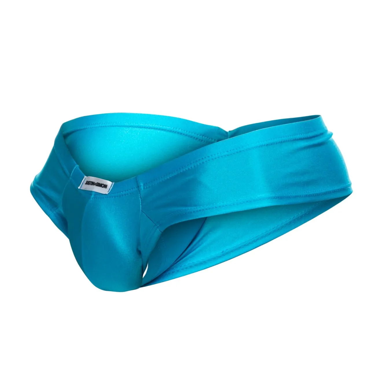 Clothing_Justin   Simon_Mens Underwear JUSTIN SIMON XSJ22 Cheek Briefs Color Turquoise