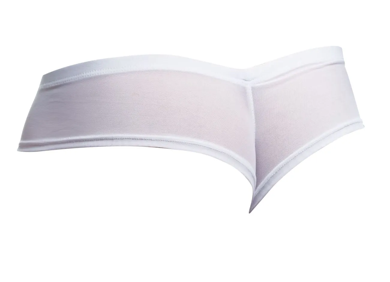 Clothing_Justin   Simon_Mens Underwear JUSTIN SIMON XSJ22 Cheek Briefs Color White Mesh