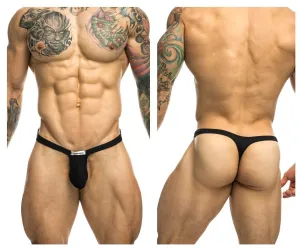 Clothing_Justin   Simon_Mens Underwear JUSTIN SIMON XSJBU02 Bulge Thongs Color Black