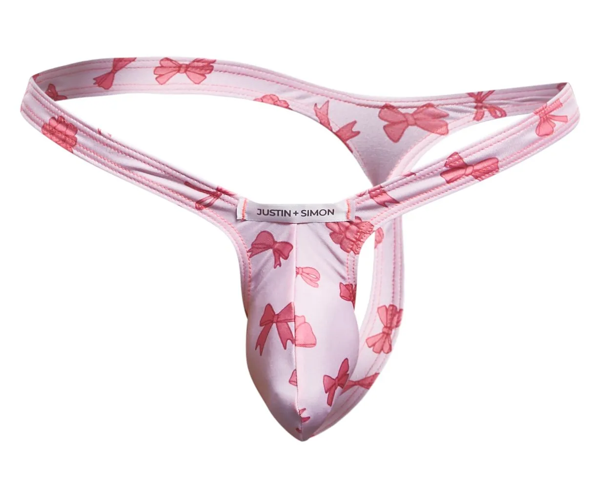 Clothing_Justin   Simon_Mens Underwear JUSTIN SIMON XSJBU02 Bulge Thongs Color Coquette
