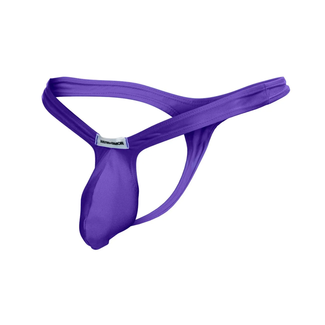 Clothing_Justin   Simon_Mens Underwear JUSTIN SIMON XSJBU02 Bulge Thongs Color Purple