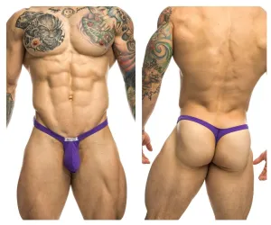 Clothing_Justin   Simon_Mens Underwear JUSTIN SIMON XSJBU02 Bulge Thongs Color Purple