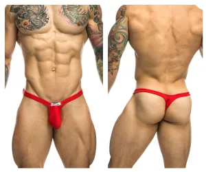 Clothing_Justin   Simon_Mens Underwear JUSTIN SIMON XSJBU02 Bulge Thongs Color Red