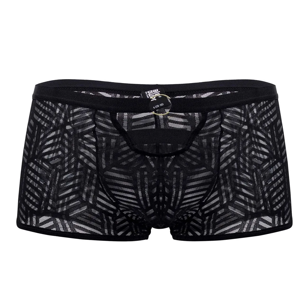 Clothing_Male Power_Mens Underwear Male Power 125-284 Rude Awakening Cheeky Cutout Short Color Black
