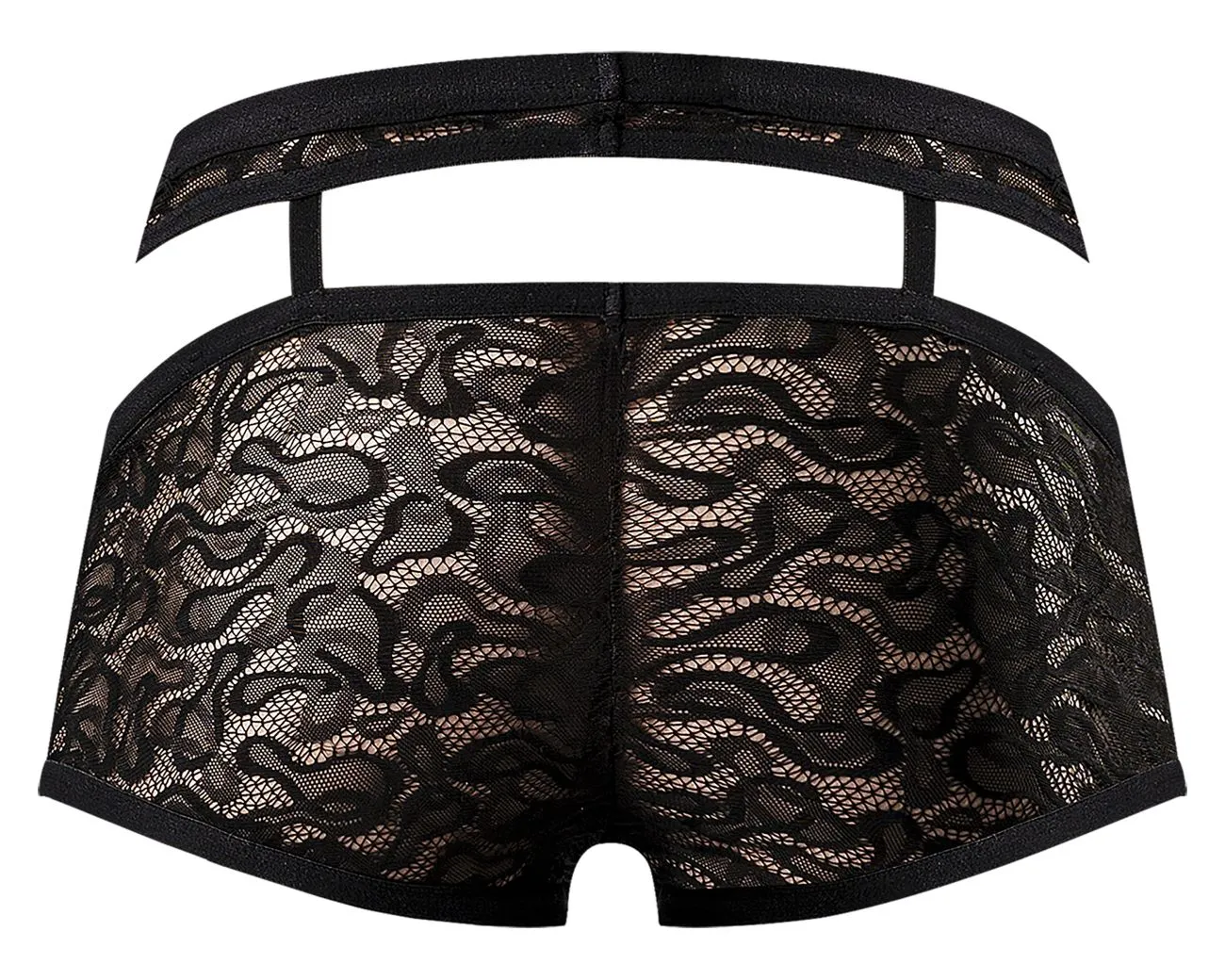 Clothing_Male Power_Mens Underwear Male Power 126-289 Lucifer Cut Out Short Color Black
