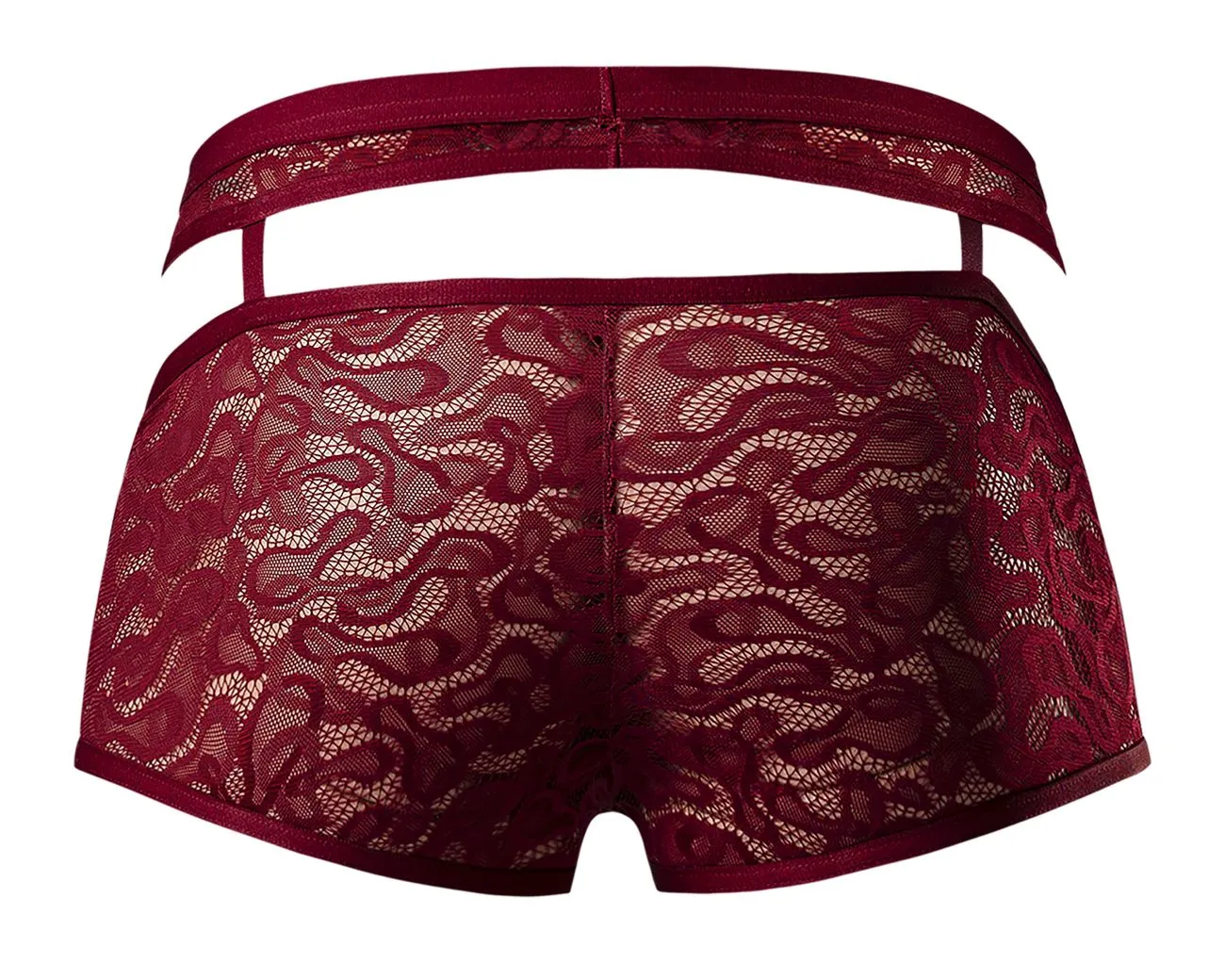 Clothing_Male Power_Mens Underwear Male Power 126-289 Lucifer Cut Out Short Color Burgundy