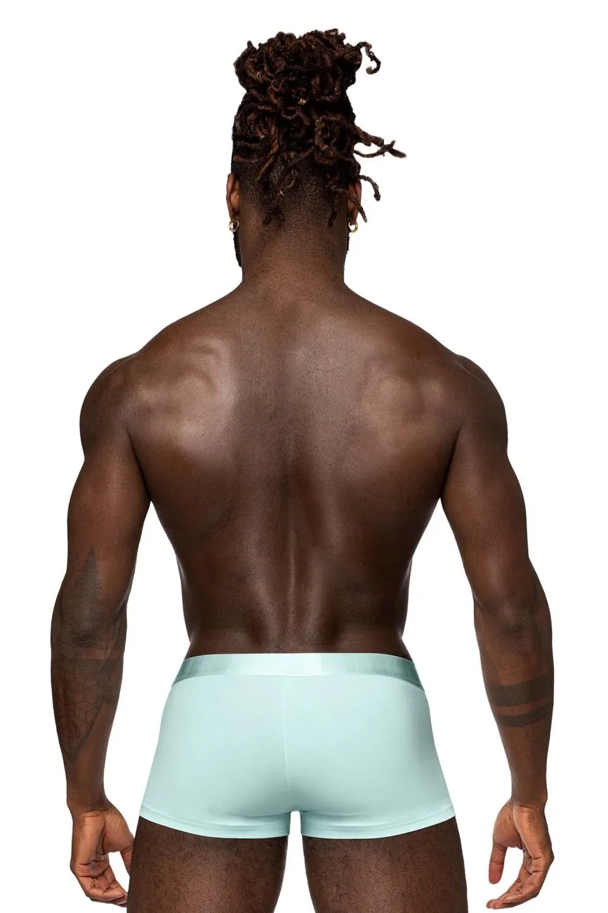 Clothing_Male Power_Mens Underwear Male Power 129-281 Easy Breezy Mini Short with Sleeve Color Aqua