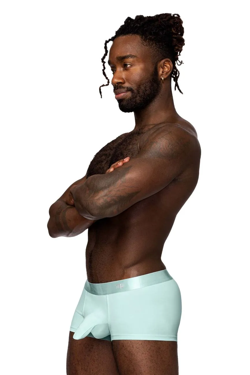 Clothing_Male Power_Mens Underwear Male Power 129-281 Easy Breezy Mini Short with Sleeve Color Aqua