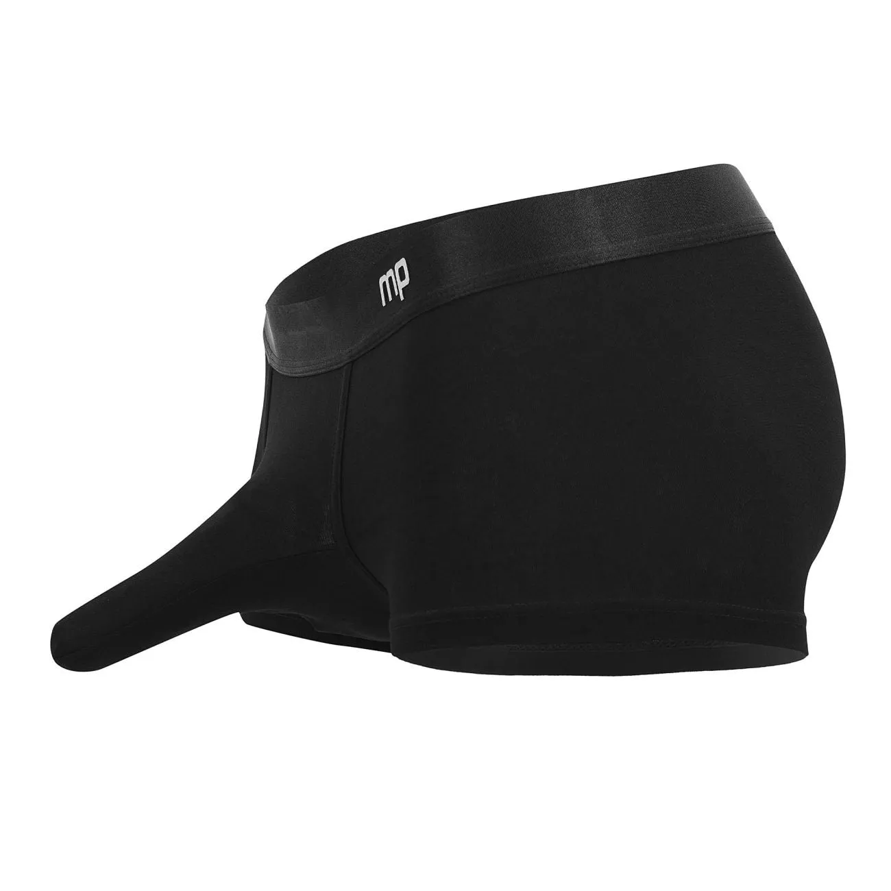 Clothing_Male Power_Mens Underwear Male Power 129-281 Easy Breezy Mini Short with Sleeve Color Black