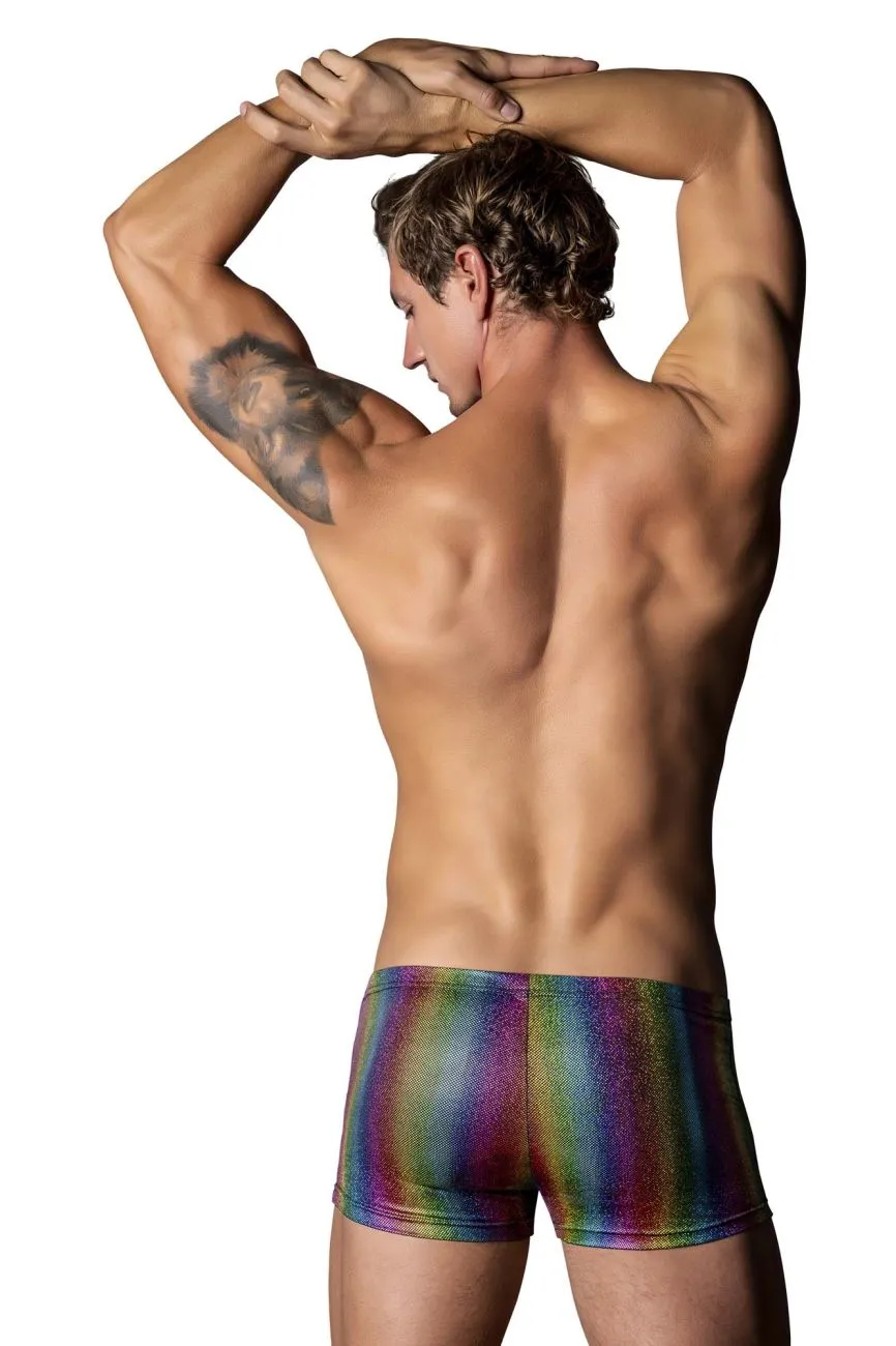 Clothing_Male Power_Mens Underwear Male Power 132-297 Pack N Play Pocket Short Color Rainbow